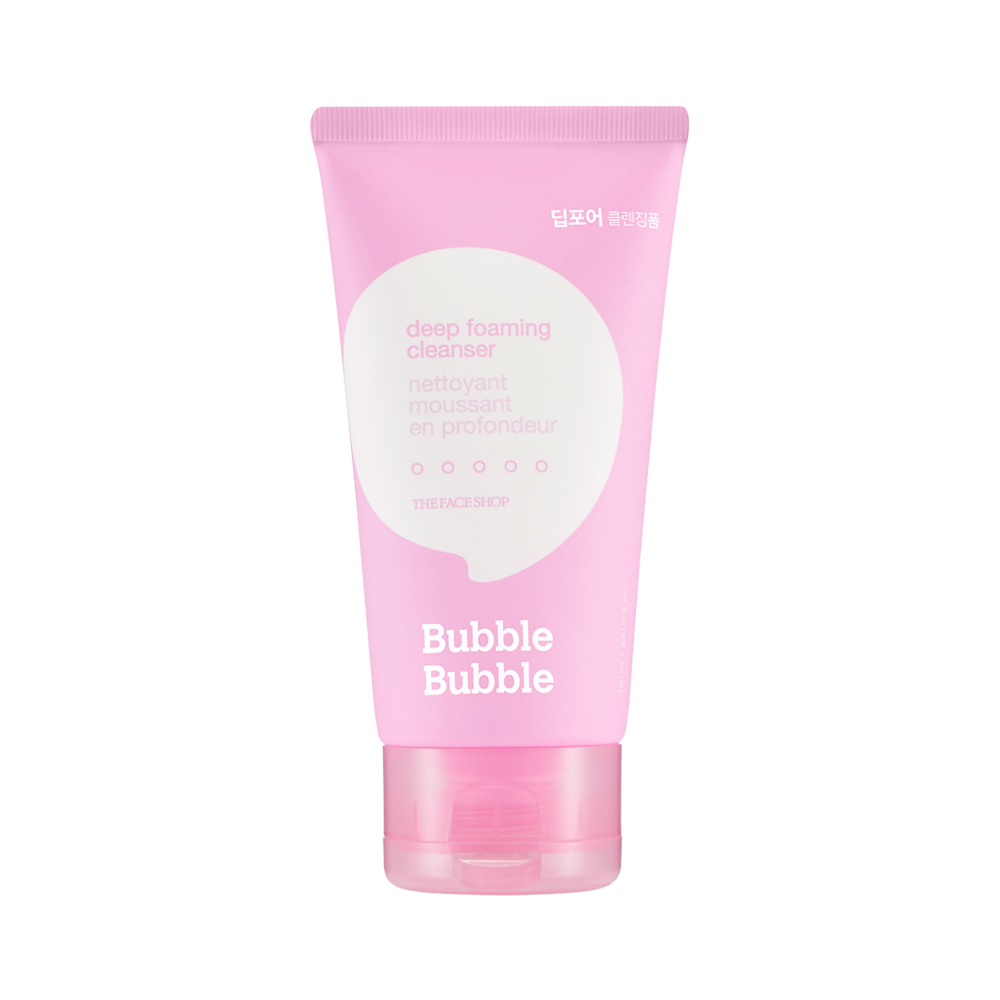 Пенка the face shop. Bubble Deep Cleanser. Deep clean Bubble Foam.