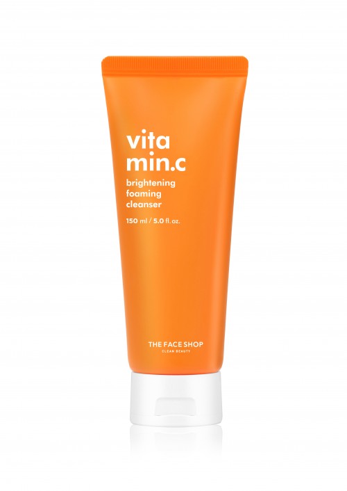 THE FACE SHOP Vitamin Brightening Foaming Cleanser 150ml - Vitamin C Enriched Brightening Cleanser