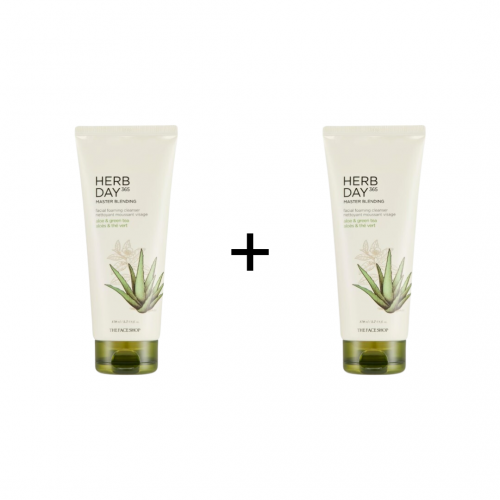 [1+1] 9.9 Herb Day 365 Master Blending Foaming Cleanser Aloe & Green Tea