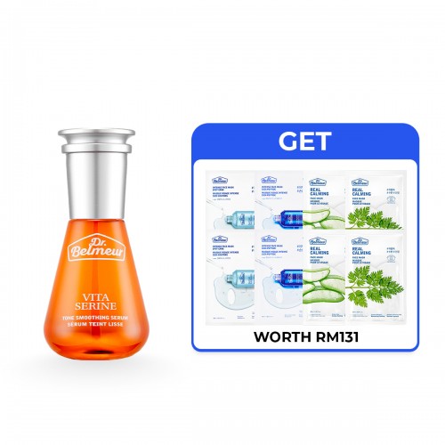 Dr Belmeur Vita Serine Tone Smoothing Serum FREE 8pcs Gift worth RM131