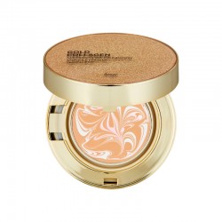 THE FACE SHOP fmgt Gold Collagen Ampoule Glow Cushion Foundation 30ml (201) - Full Coverage Foundation with Collagen Essence