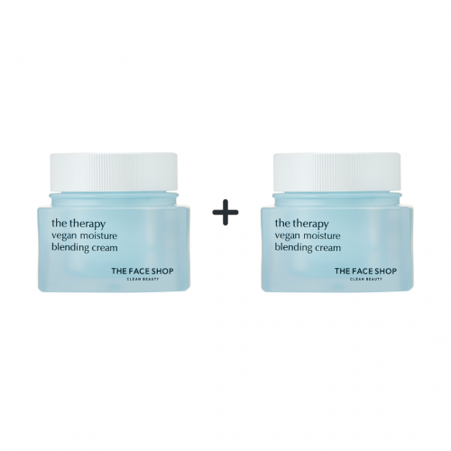 [1+1] The Therapy Vegan Moisture Blending Cream 60ml - Facial Soothing Cream for Cooling & Hydrating & Firming